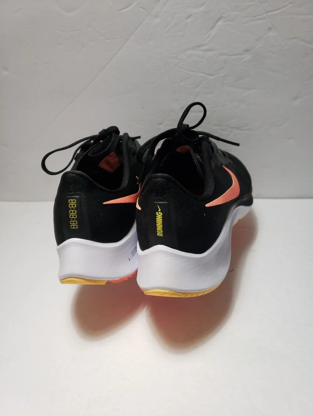 NIKE Air Zoom Pegasus 37 Black/Bright Men's Sneakers Size 9.5 (27.5 Cms)